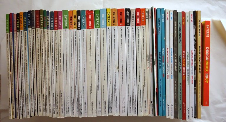 Interni Rivista Arredamento Lotto 49 Numeri Supplementi 1996-2007 Architettura