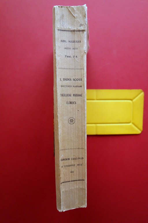 Ioannis Duns Scoti Theologiae Marianae Elementa Kacic Sibenici 1933 | Immagine Gallery 3