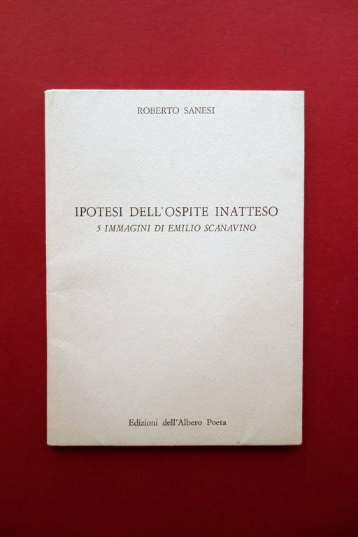Ipotesi dell'Ospite Inatteso 5 Immagini di Emilio Scanavino R. Sanesi 1970 Arte