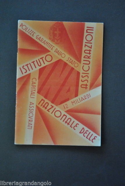 Istituto Nazionale delle Assicurazioni Polizze INA Casa di Cura Grafica …