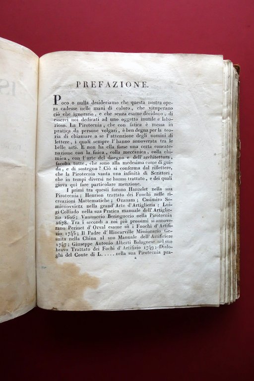 Istituzioni di Pirotecnia Marcello Cal‡ Stamperia Reale Napoli 1819 Alfano | Immagine Gallery 5