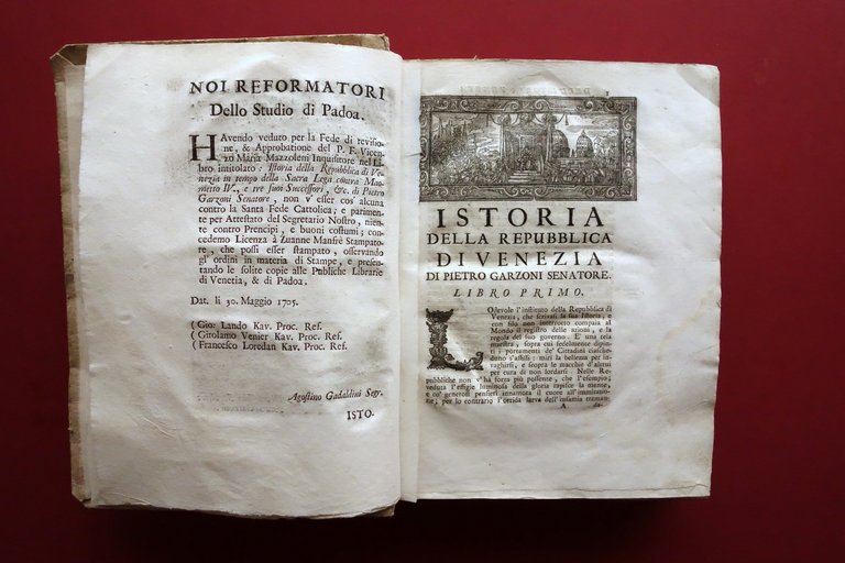 Istoria della Repubblica di Venezia Pietro Garzoni ManfrÈ 1712 Parte …