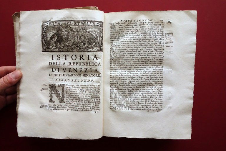 Istoria della Repubblica di Venezia Pietro Garzoni ManfrÈ 1712 Parte …