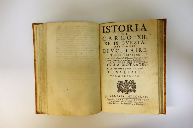 Istoria di Carlo XII Re di Svezia del Signor di …