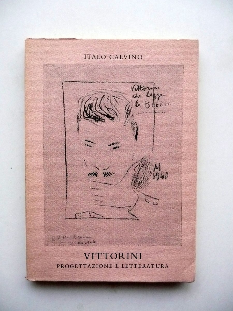 Italo Calvino Vittorini Progettazione e Letteratura Scheiwiller 1968 1∞ Edizione