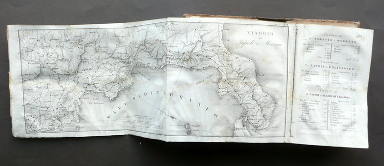 Itinerario d'Italia Descrizione di 136 Viaggi Giuseppe Vallardi Milano 1835