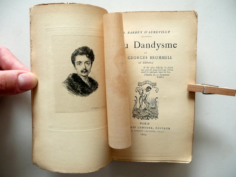 J. Barbey D'Aurevilly Du Dandysme et de Georges Brummell Lemerre …