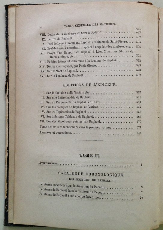 J. D. Passavant Raphael D'Urbin et Son PËre Giovanni Santi …