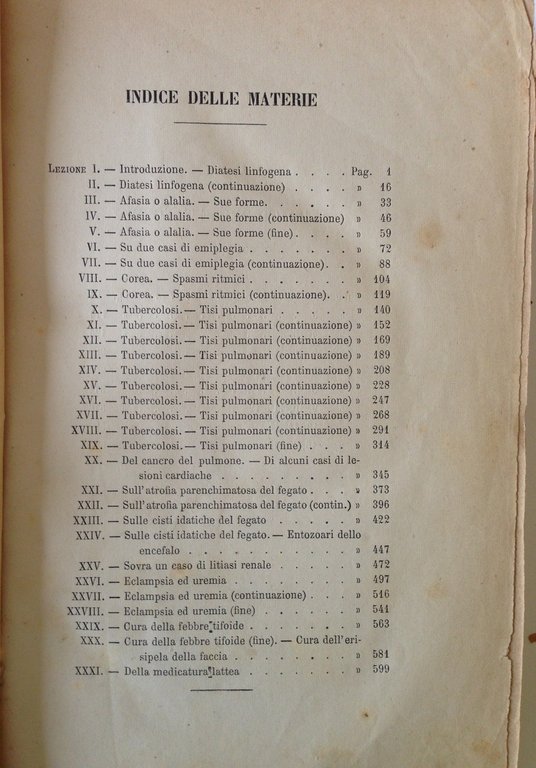 JACCOUD NUOVE LEZIONI DI CLINICA MEDICA NAPOLI MARGHIERI 1876 | Immagine Gallery 3