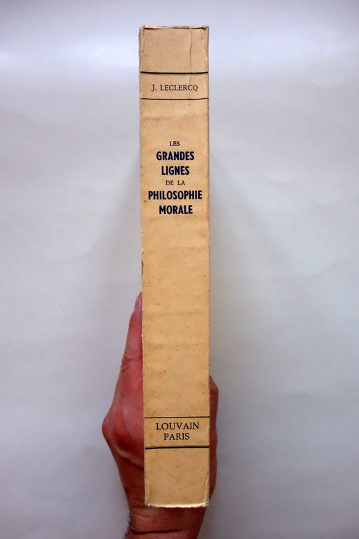 Jacques Leclercq Les Grandes Lignes de la Philosophie Morale Louvain … | Immagine Gallery 2