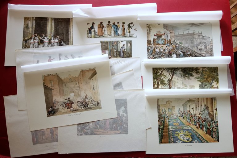 Jean Baptiste Thomas Un An a Rome 12 Tavole Benincasa … | Immagine Gallery 3