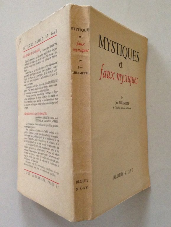 Jean Lhermitte Mystiques et Faux Mystiques Bloud Gay 1952