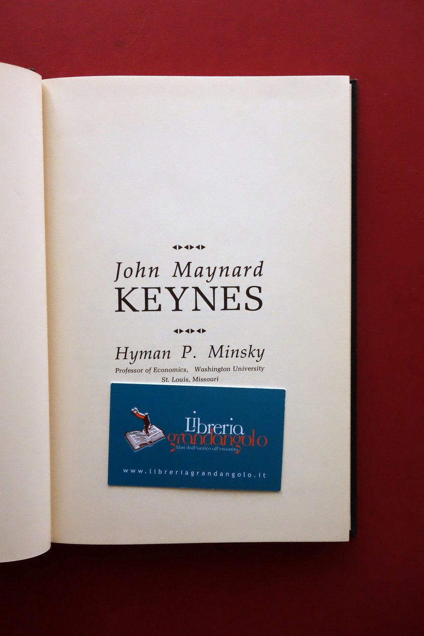 John Maynard Keynes Hyman P. Minsky Macmillan Press 1976 Economia