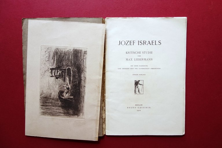 Jozef Israels von Max Liebermann Bruno Cassirer Berlin 1902 Pittura
