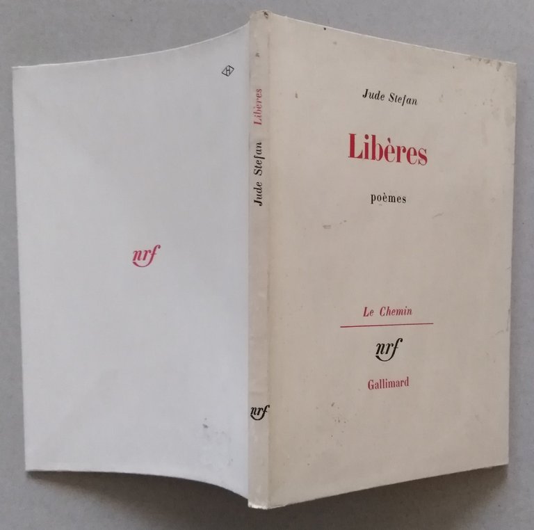 Jude Stefan Liberes Poemes Le Chemin Editions Gallimard 1970