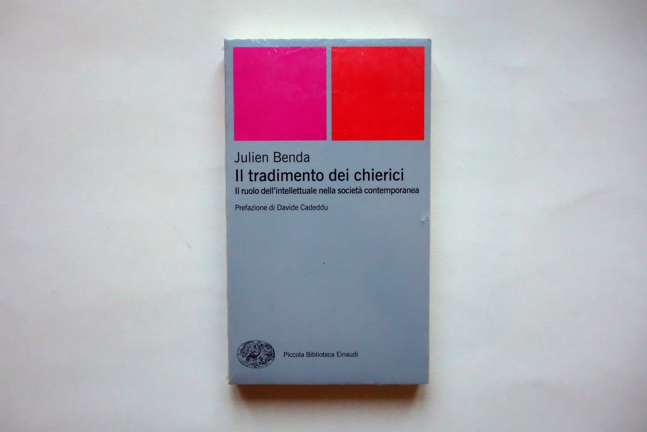 Julien Benda il Tradimento dei Chierici Einaudi PBE Nuovo Sigillato