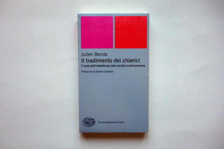 Julien Benda il Tradimento dei Chierici Einaudi PBE Nuovo Sigillato