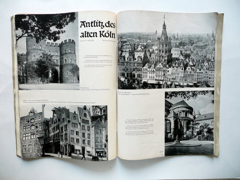 Koln Am Rhein Colonia Reno 1937 Rivista Turismo Germania Storia …