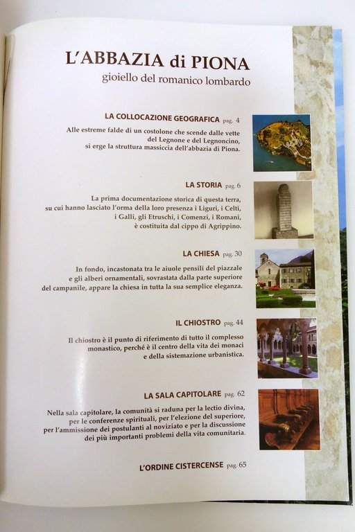 L'ABBAZIA DI PIONA GIOIELLO DEL ROMANICO LOMBARDO FARINA 2001