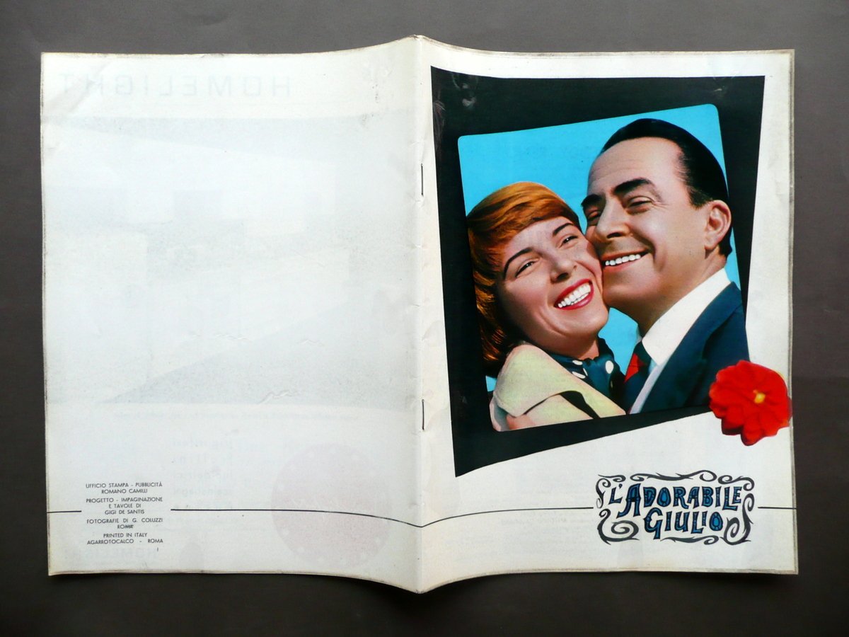 L'Adorabile Giulio Carlo Dapporto Delia Scala T. Reno Panelli Programma …