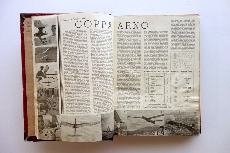 L'Ala Rivista Aeromodellismo Aviazione Anno 1 e 2 Completi 1945-46 …