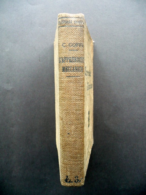 L'Apprendista Meccanico Nozioni Elementari Carlo Goffi Hoepli Milano 1914 1∞ … | Immagine Gallery 2