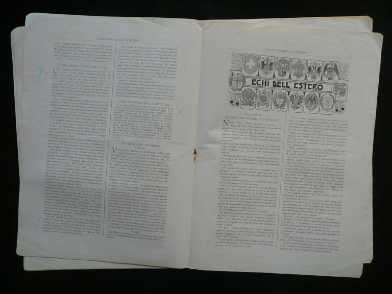 L'Arte Ceramica e Vetraria Rivista Mensile Milano Anno IV Num. …