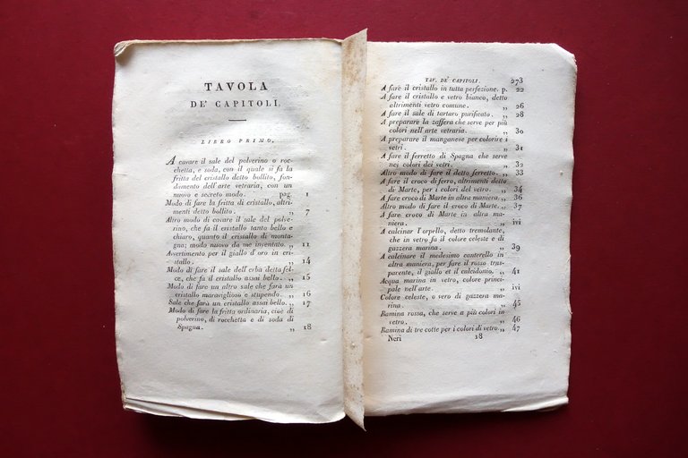 L'Arte Vetraria distinta in Libri Sette di Antonio Neri Silvestri …