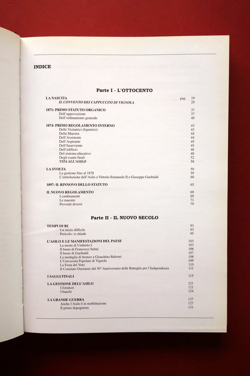 L'Asilo di Viale Mazzini 1869-1999 130 Anni di Storia Vignolese …