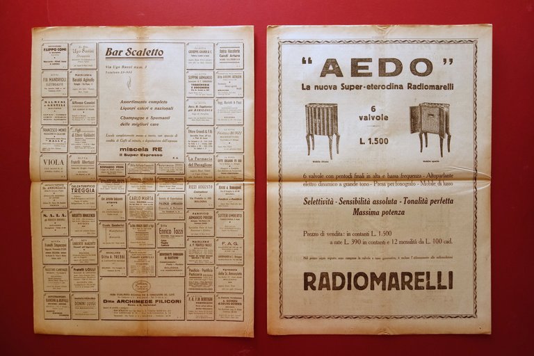 L'Assalto Fascio Bolognese di Combattimento 2 Numeri 1932 Grafica Futurista