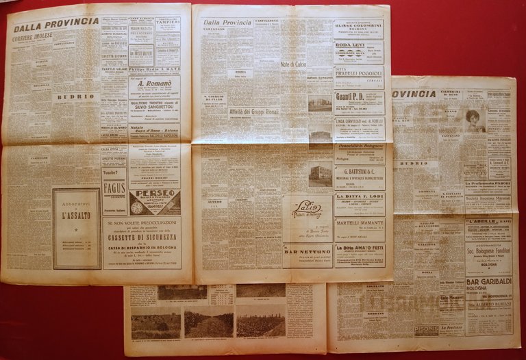 L'Assalto Fascio Bolognese di Combattimento 2 Numeri 1932 Grafica Futurista