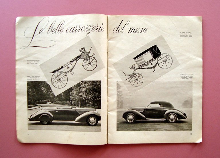 L'Automibile Rivista RACI Anno 1 N 1 Gennaio 1939 Auto …