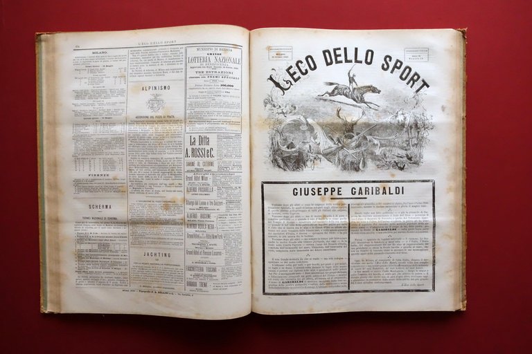 Eco dello Sport Anno II Milano 1882 52 Numeri Annata …