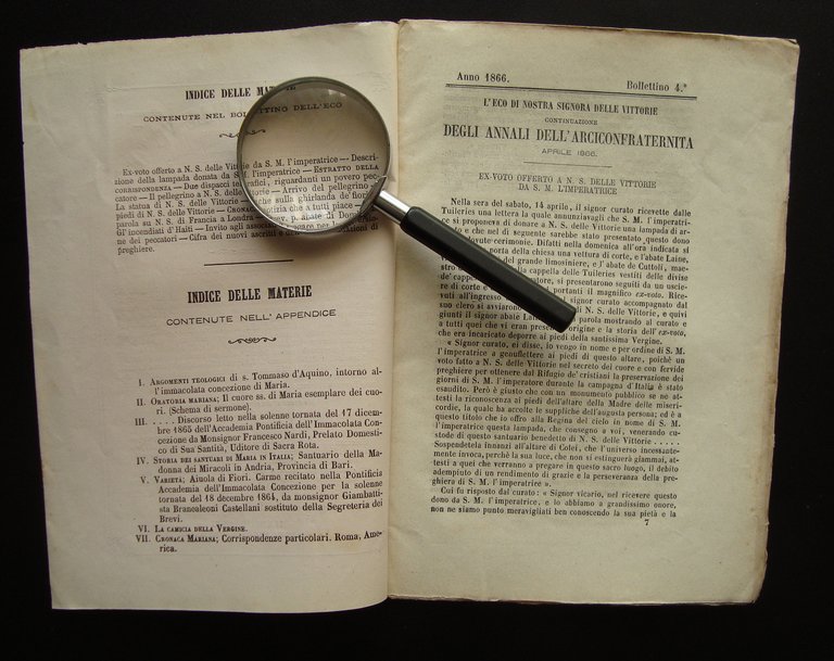 L'eco di N S Delle Vittorie rivista Arciconfraternita 1866 Gigli … | Immagine Gallery 2