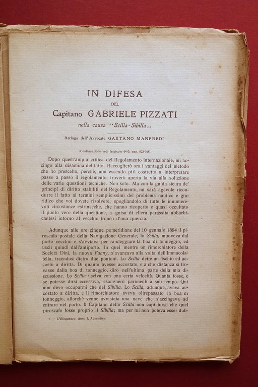 L'Eloquenza Antologia Critica Storica Anno 1 4 Numeri Doppi Roma …