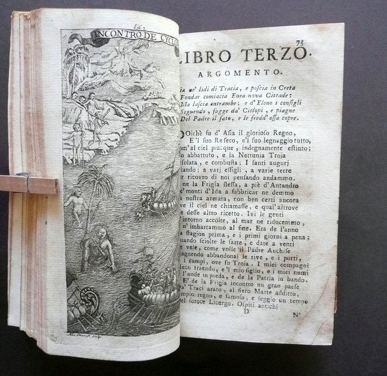 L'Eneide Virgiliane Tradotte da Annibal Caro Bucoliche Georgiche Borsi 1759
