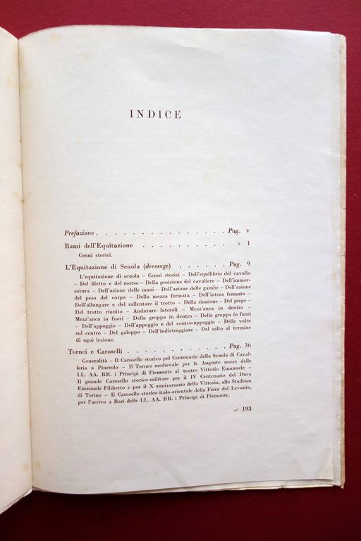 L'Equitazione in Italia Conte FË d'Ostiani Bocca Torino 1932 Cavalleria …