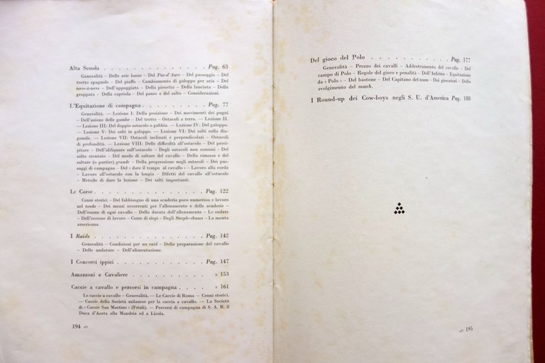L'Equitazione in Italia Conte FË d'Ostiani Bocca Torino 1932 Cavalleria …