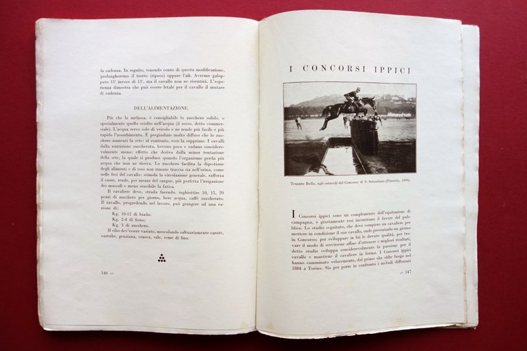 L'Equitazione in Italia Conte FË d'Ostiani Bocca Torino 1932 Cavalleria …