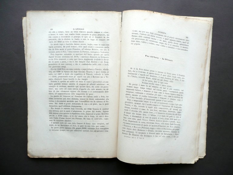 L'Escursione del Litorale dell'Istria Illustrazione del Lombardo Veneto 1858 | Immagine Gallery 4