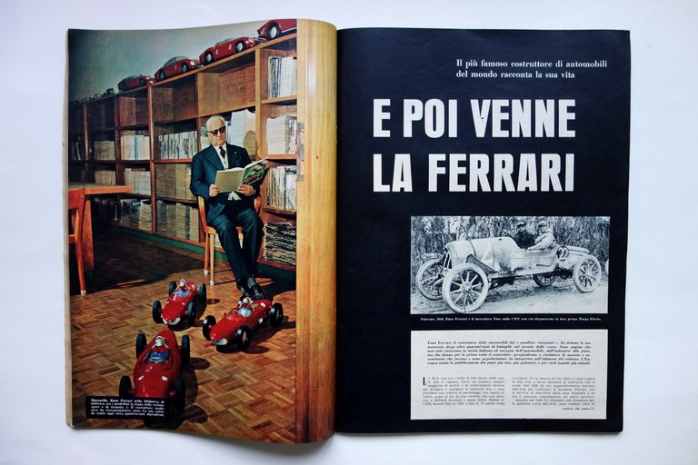 L'Europeo Rivista 18/11/1962 Le Memorie di Ferrari Automobilismo Completo