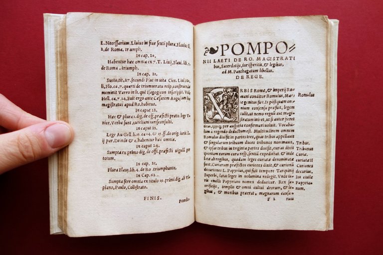 L. Fenestellae De Magistratibus Pomponii Laeti Valerii Probi Gramatici 1535