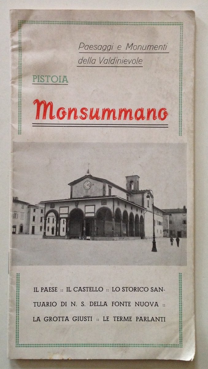 L. Gravina Monsummano Santuario N. S. della Fonte Nuova Pistoia …
