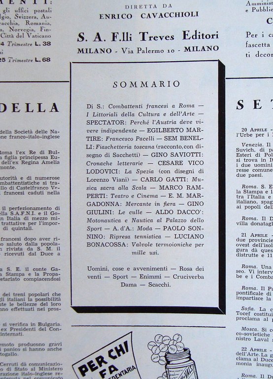 L'Illustrazione Italiana Anno LXII N.17 28 Aprile 1935 La Spezia …