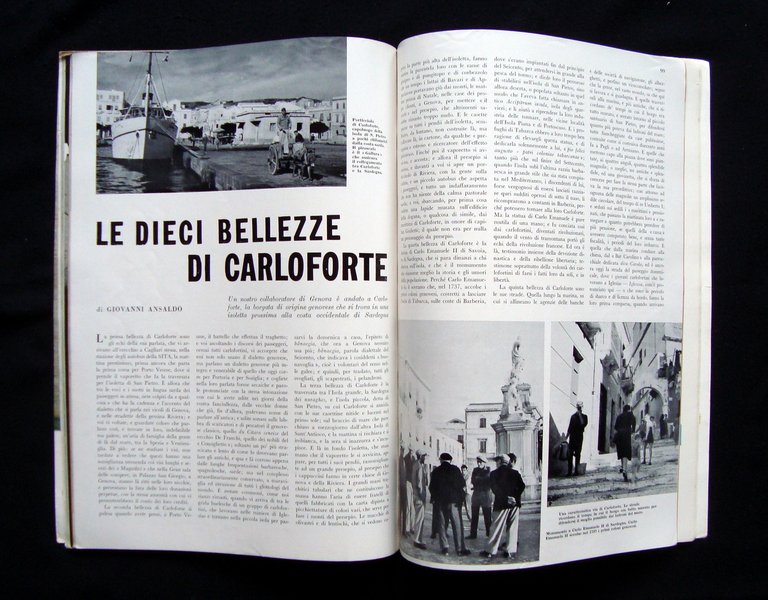 L'Illustrazione Italiana Fascicolo Speciale Sardegna Natale 1955 Sassari Antica