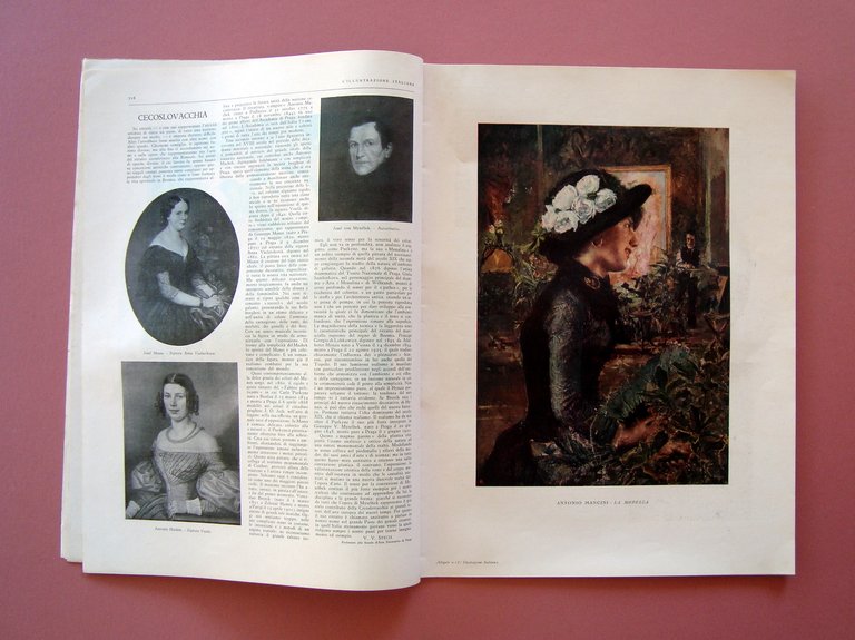 L'Illustrazione Italiana N.19 1934 Mostra Ritratto '800 Biennale Venezia Bisi