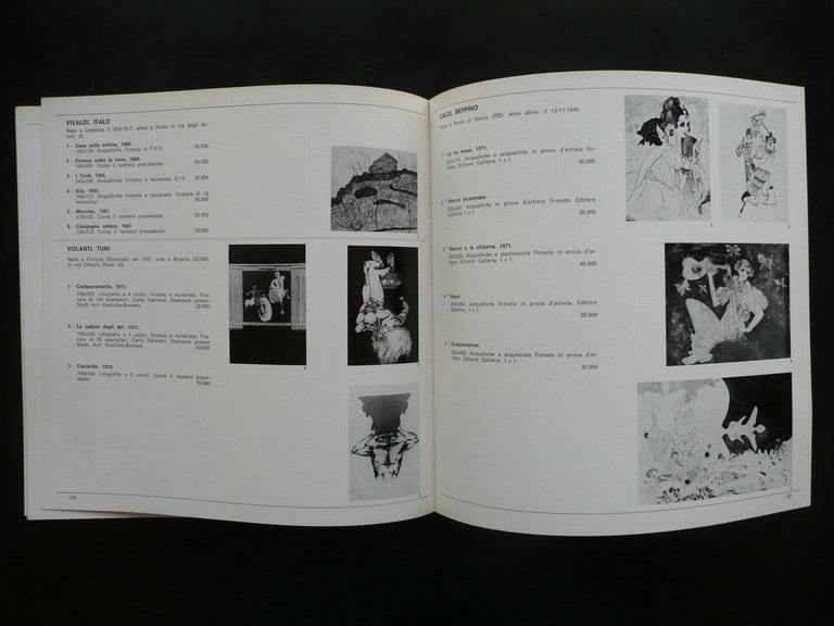 L'Incisione in Italia Oggi Galleria 1+1 Padova 1972 Catalogo Mostra …