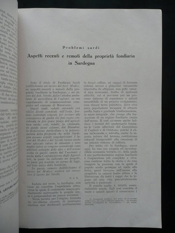 L'Italia Agricola Anno 69 N.11 1932 Aspetti Propriet‡ Fondiaria in …