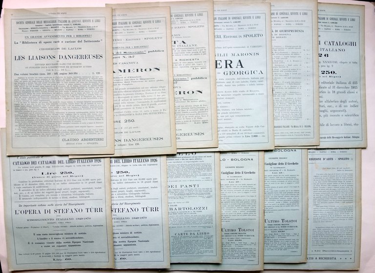 L'Italia Che Scrive Formiggini Editore Roma 1928 12 Numeri Anno …