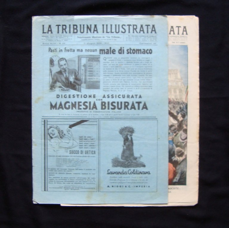 L'Italia Illustrata Anno XLVII Numero 24 11 Giugno 1939 XVII …